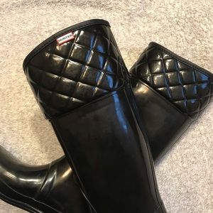 Limited Edition "Rigley" Hunter Rain boots Size 10